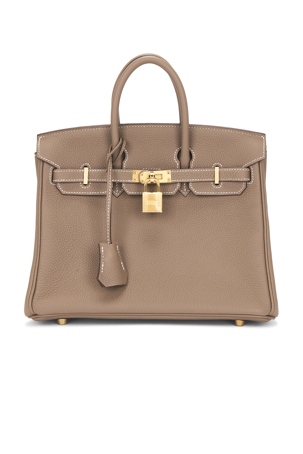 FWRD Renew Hermes Taurillon Clemence Birkin 25 Handbag