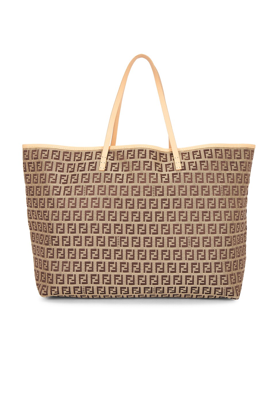 FWRD Renew Fendi Zucchino Roll Tote Bag | Thumbnail 12