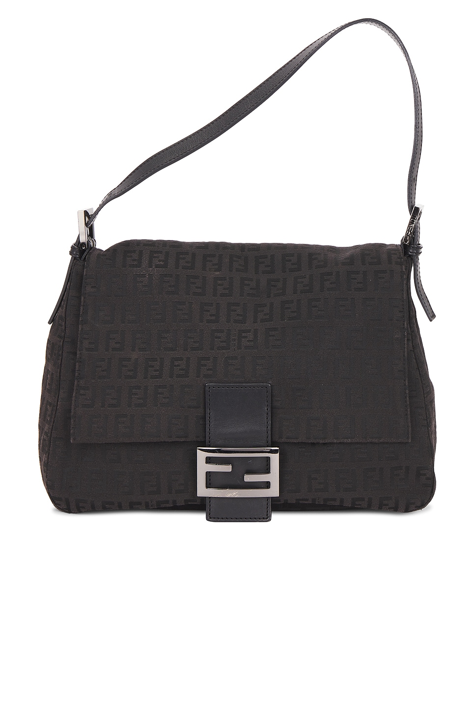 FWRD Renew Fendi Zucchino Mama Baguette Shoulder Bag