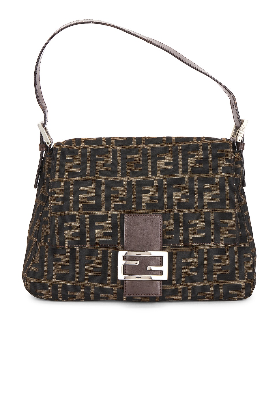 FWRD Renew Fendi Zucca Mama Forever Baguette Shoulder Bag