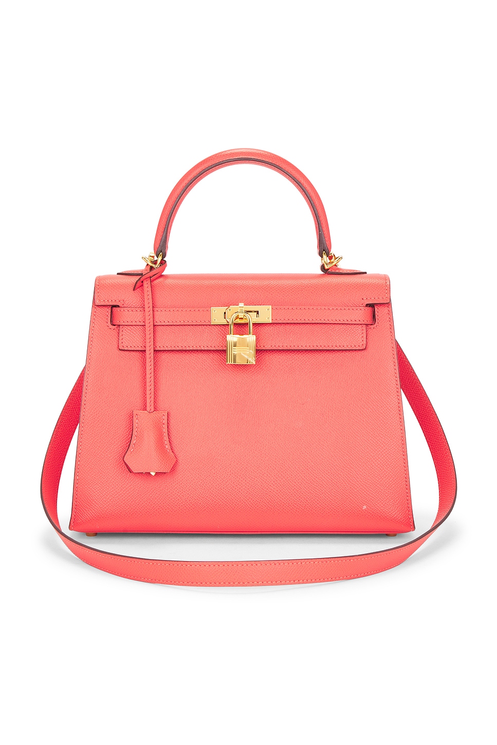 FWRD Renew Hermes Epsom Kelly 25 Sellier Handbag | Thumbnail 13
