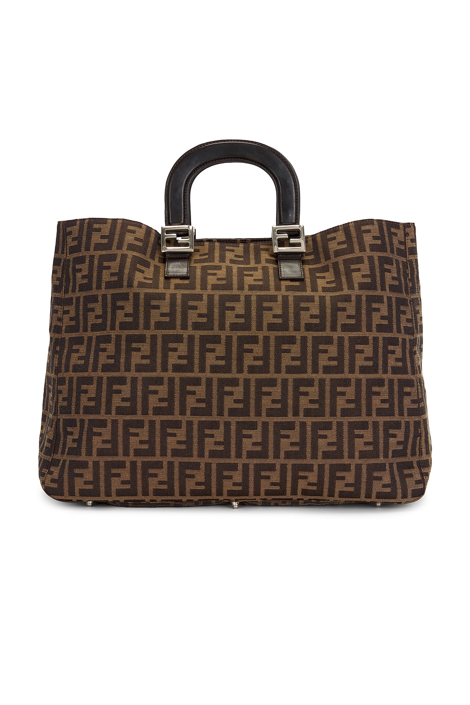 FWRD Renew Fendi Zucca Handbag