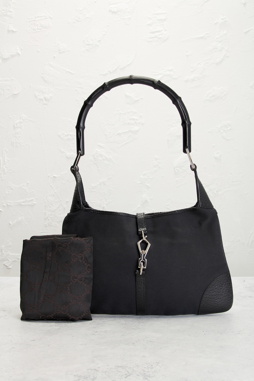 FWRD Renew Gucci Bamboo Jackie Shoulder Bag | Thumbnail 9