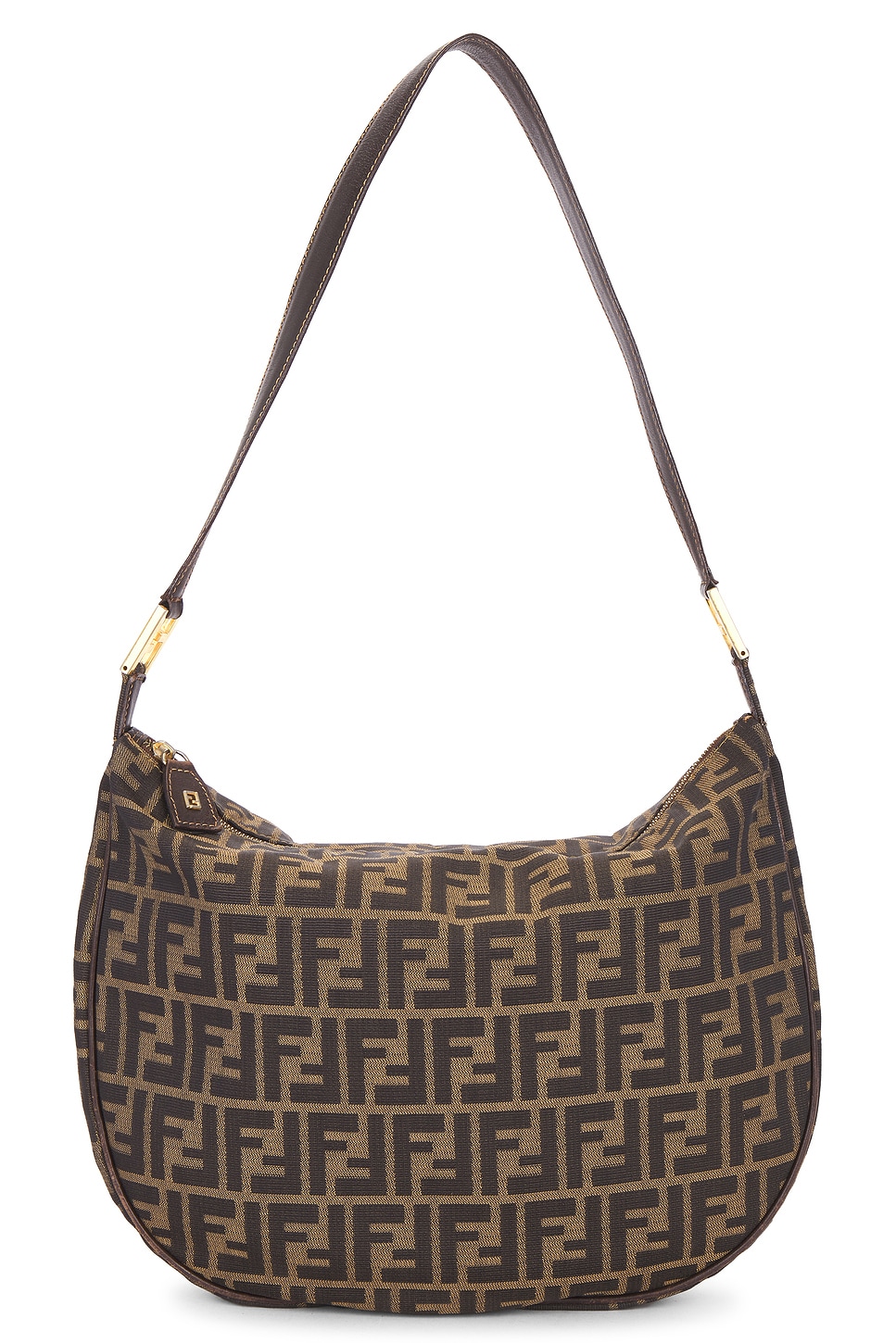 FWRD Renew Fendi Zucca Shoulder Bag