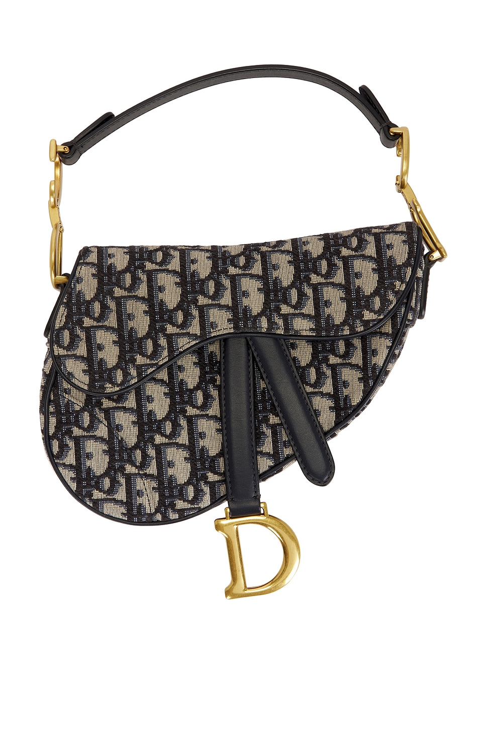 FWRD Renew Dior Oblique Mini Saddle Bag