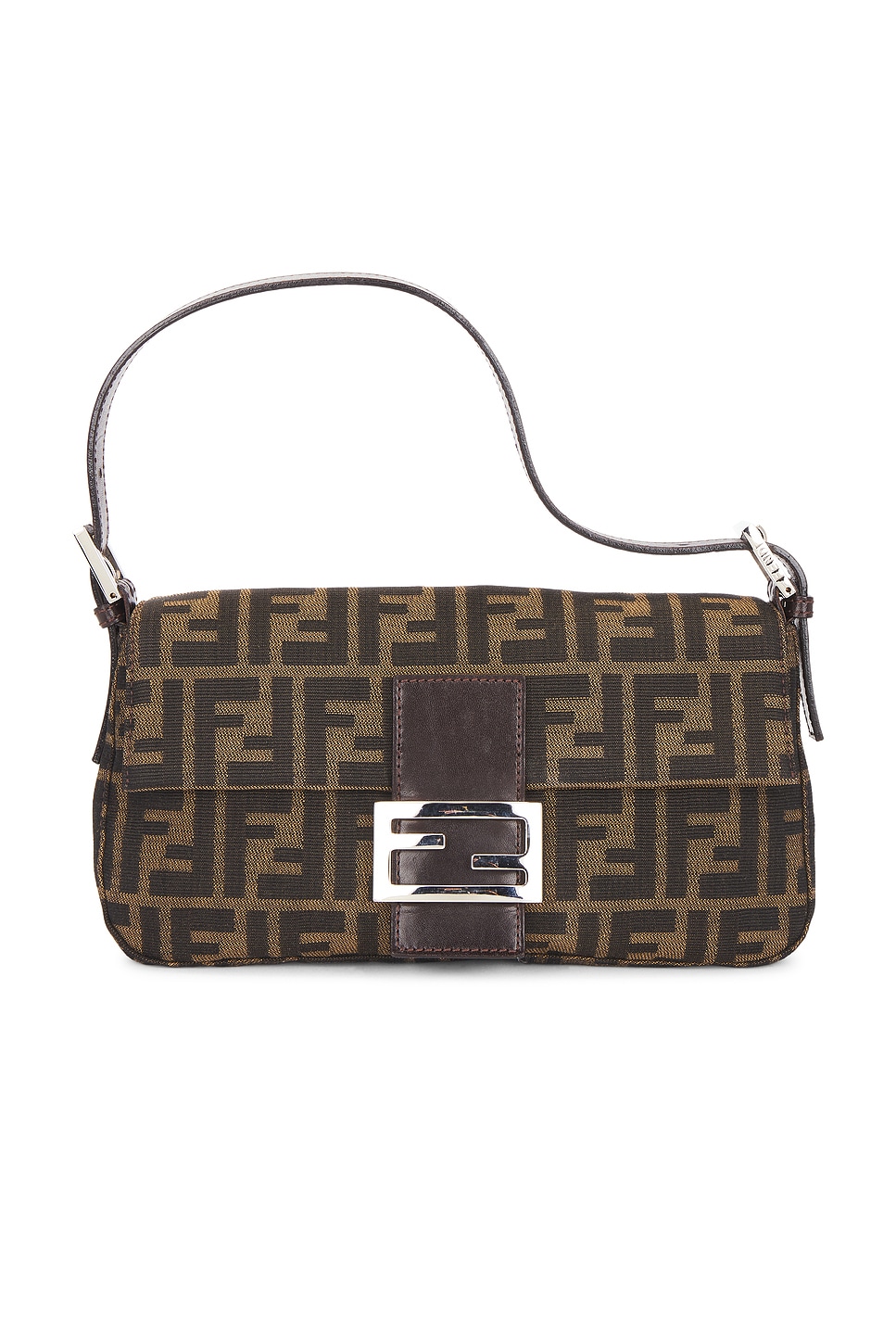 FWRD Renew Fendi Zucca Baguette Shoulder Bag