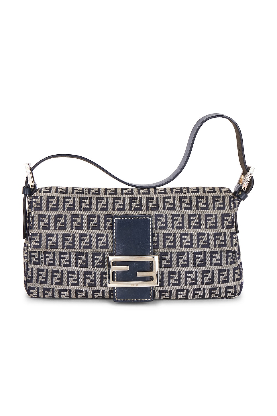 Fendi Zucchino Baguette Shoulder Bag