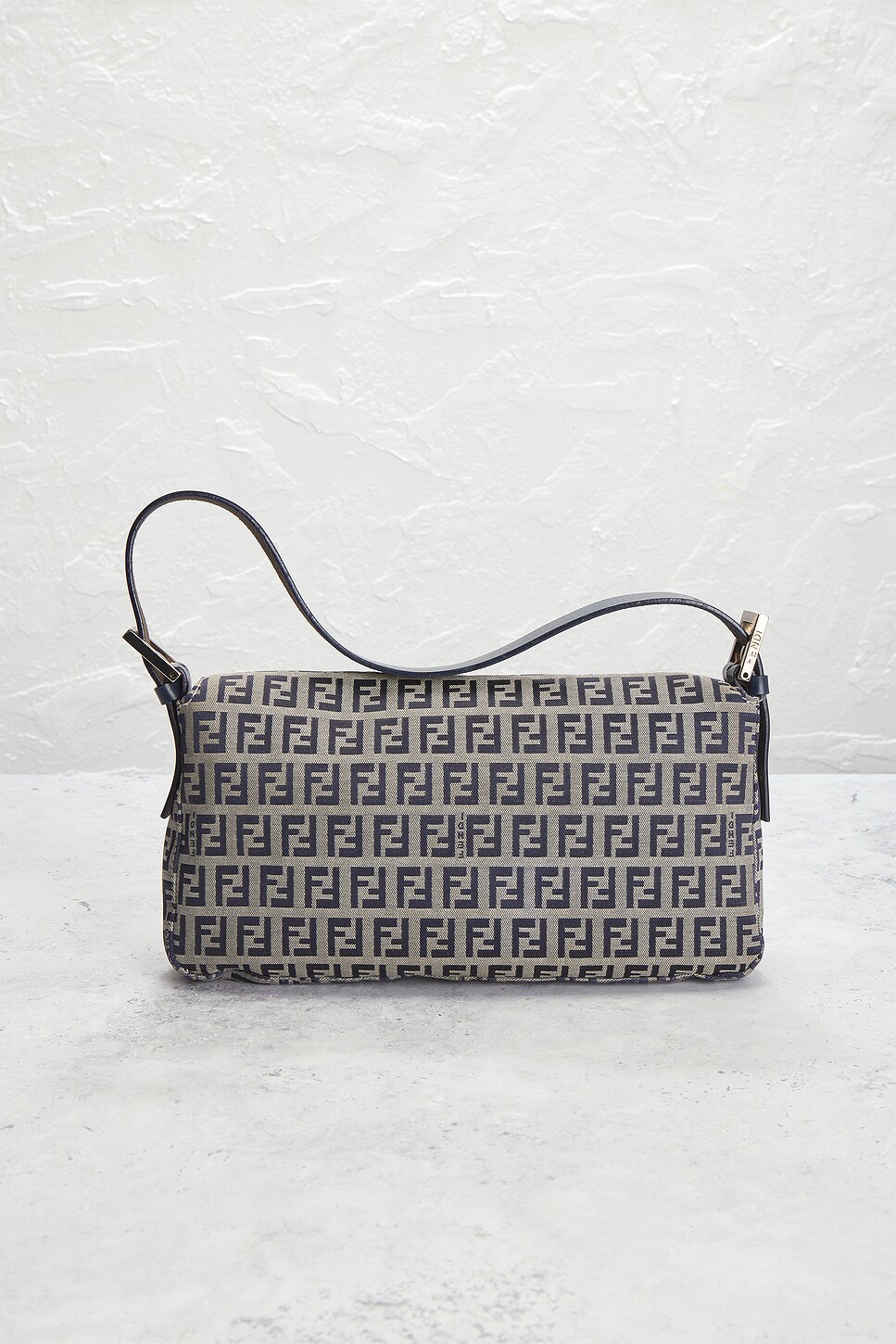 FWRD Renew Fendi Zucchino Baguette Shoulder Bag | Thumbnail 3