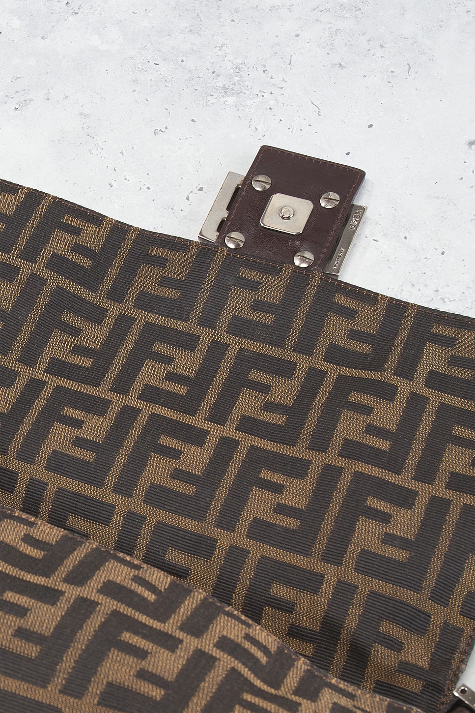 FWRD Renew Fendi Zucca Mama Forever Baguette Shoulder Bag | Thumbnail 7 FWRD Renew Fendi Zucca Mama Forever Baguette Shoulder Bag | Thumbnail 7