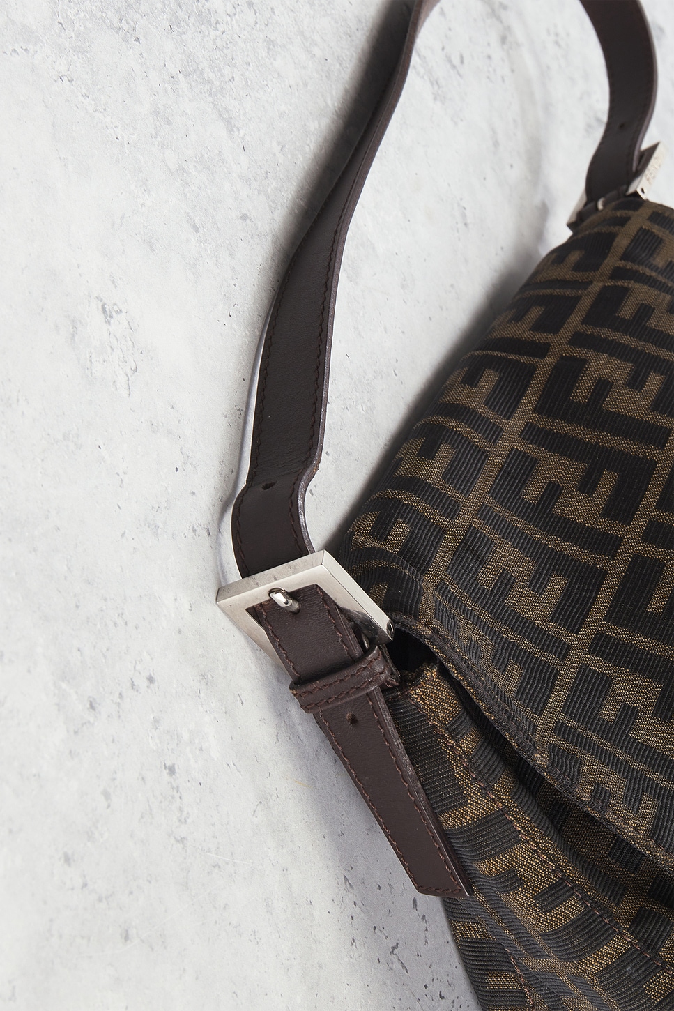 FWRD Renew Fendi Zucca Mama Forever Baguette Shoulder Bag | Thumbnail 9 FWRD Renew Fendi Zucca Mama Forever Baguette Shoulder Bag | Thumbnail 9