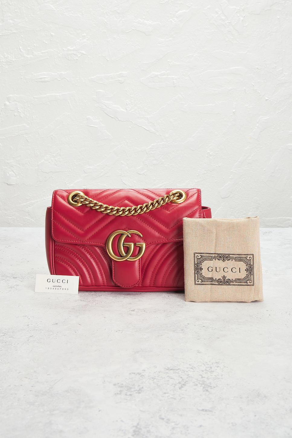 FWRD Renew Gucci Mini GG Marmont Shoulder Bag | Thumbnail 10 FWRD Renew Gucci Mini GG Marmont Shoulder Bag | Thumbnail 10