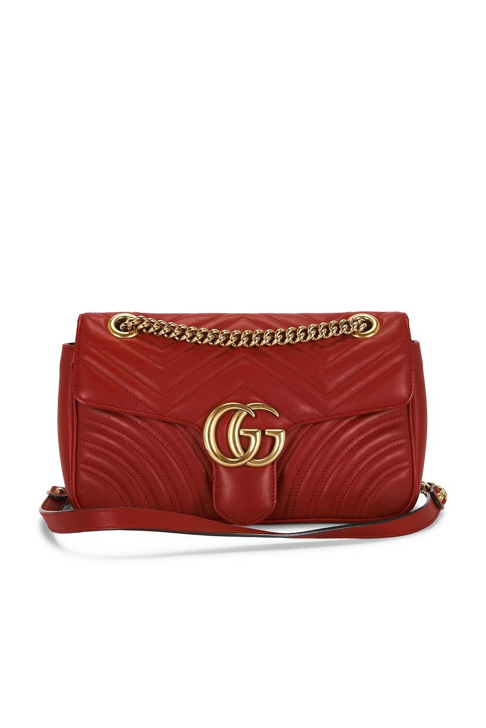 FWRD Renew Gucci GG Marmont Shoulder Bag