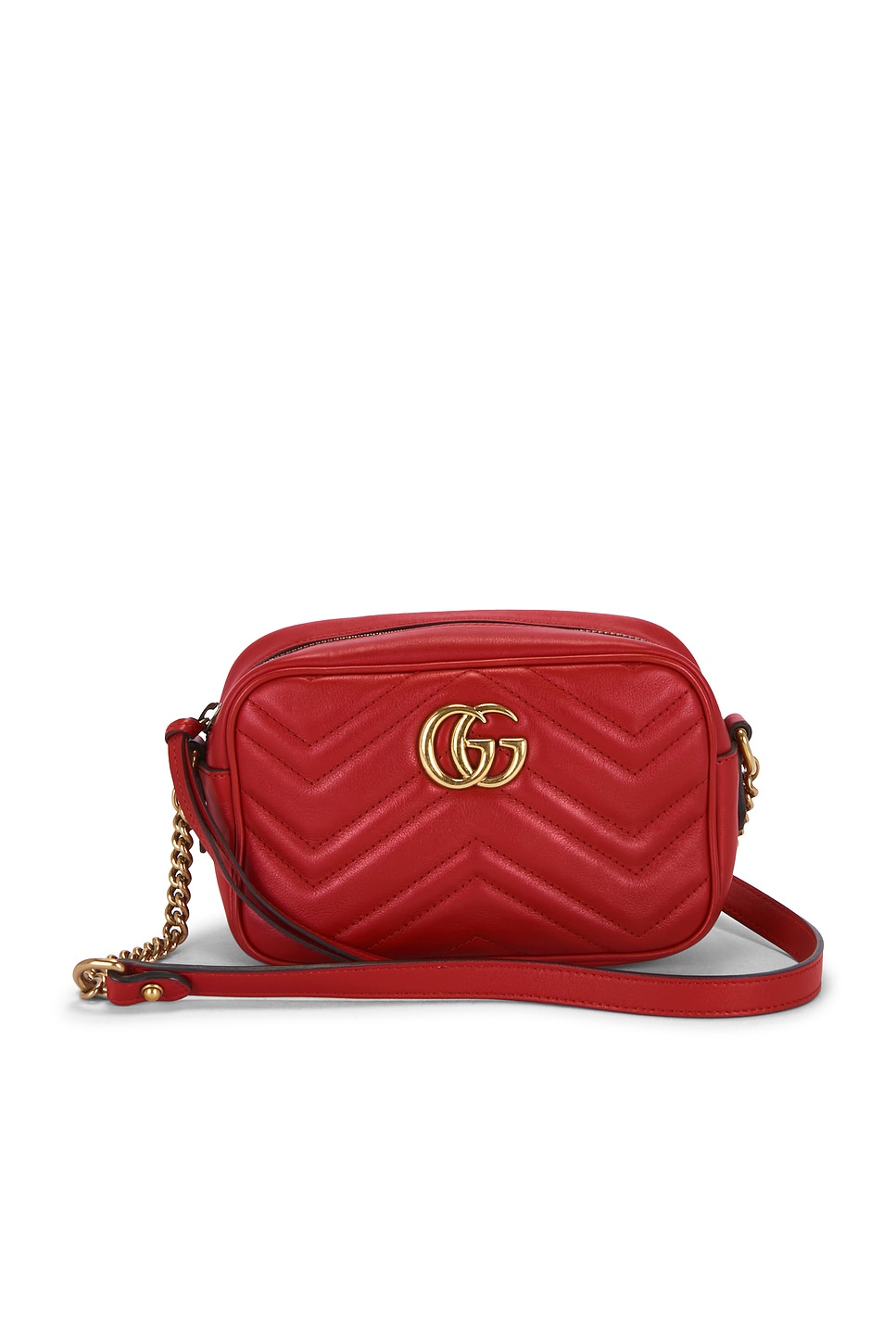FWRD Renew Gucci Mini GG Marmont Shoulder Bag