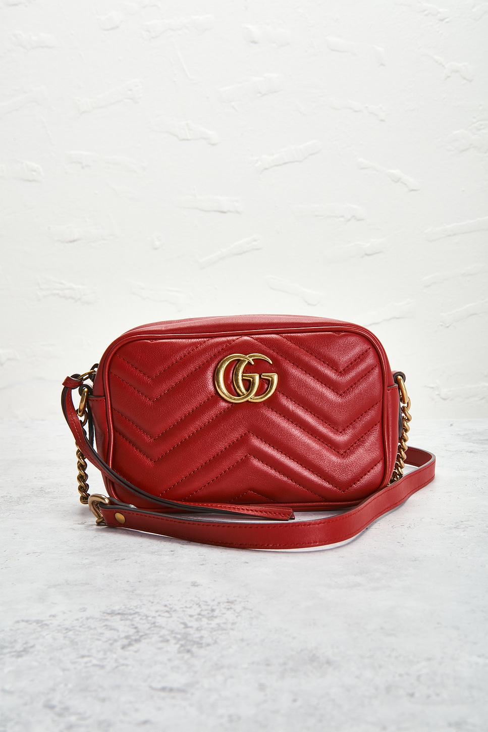 FWRD Renew Gucci Mini GG Marmont Shoulder Bag | Thumbnail 2 FWRD Renew Gucci Mini GG Marmont Shoulder Bag | Thumbnail 2