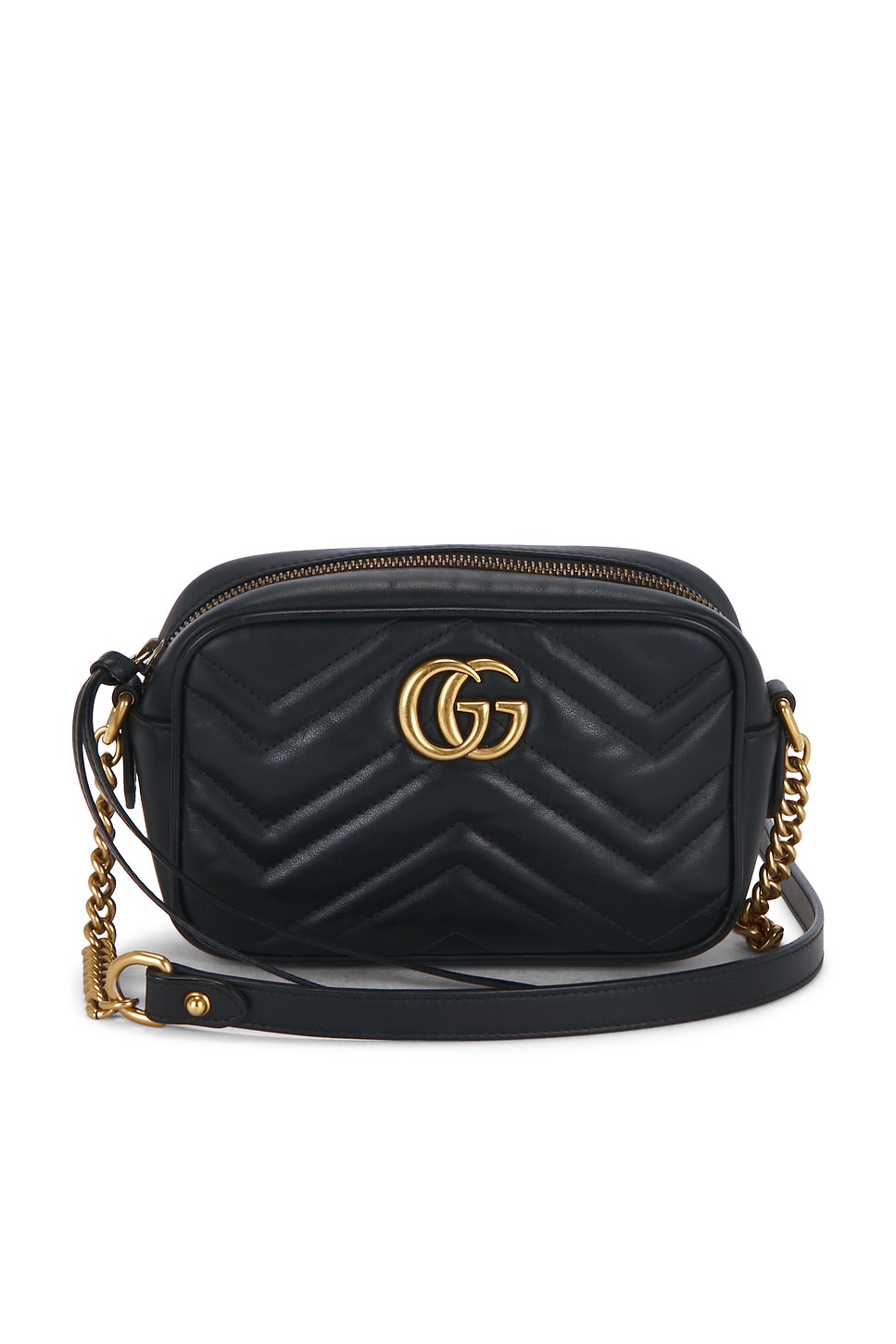 FWRD Renew Gucci Mini GG Marmont Shoulder Bag