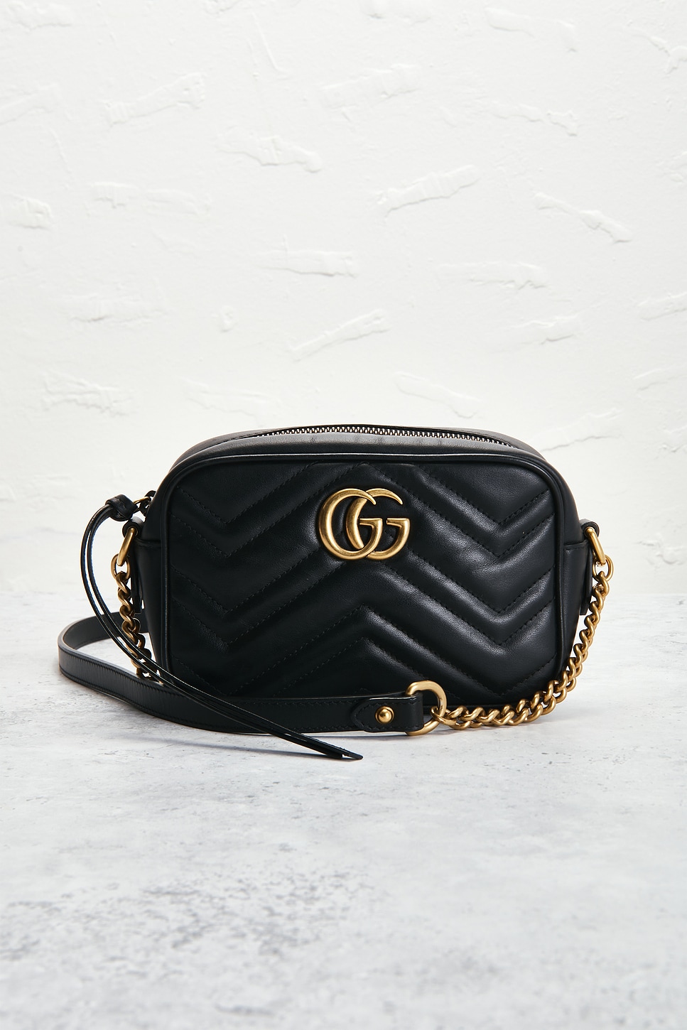 FWRD Renew Gucci Mini GG Marmont Shoulder Bag | Thumbnail 2 FWRD Renew Gucci Mini GG Marmont Shoulder Bag | Thumbnail 2