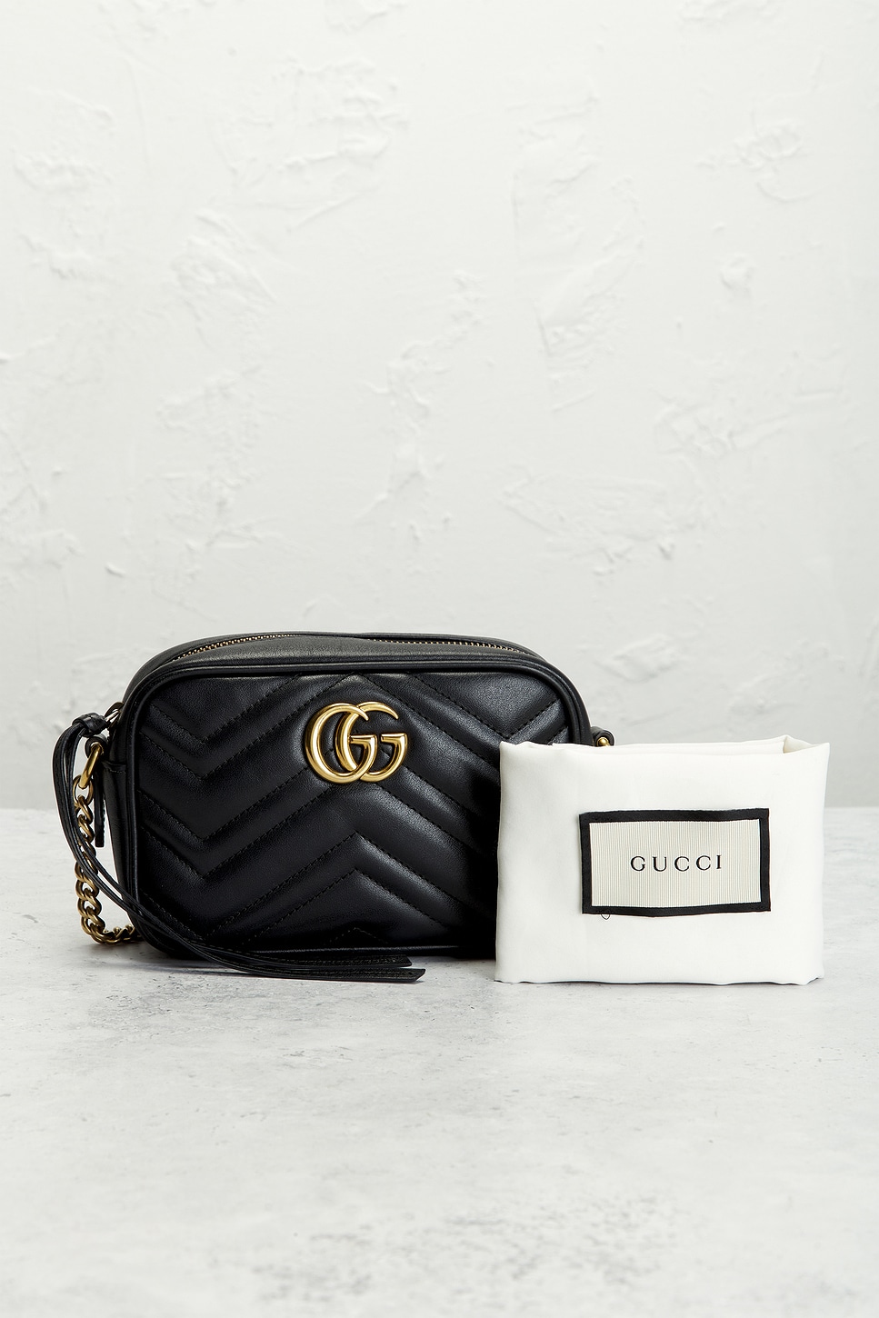 FWRD Renew Gucci Mini GG Marmont Shoulder Bag | Thumbnail 18 FWRD Renew Gucci Mini GG Marmont Shoulder Bag | Thumbnail 18