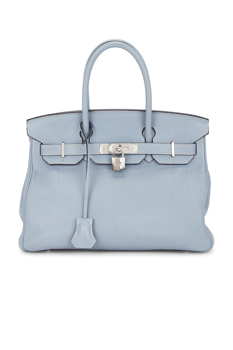 Hermes Togo Birkin 30 Handbag in Baby Blue