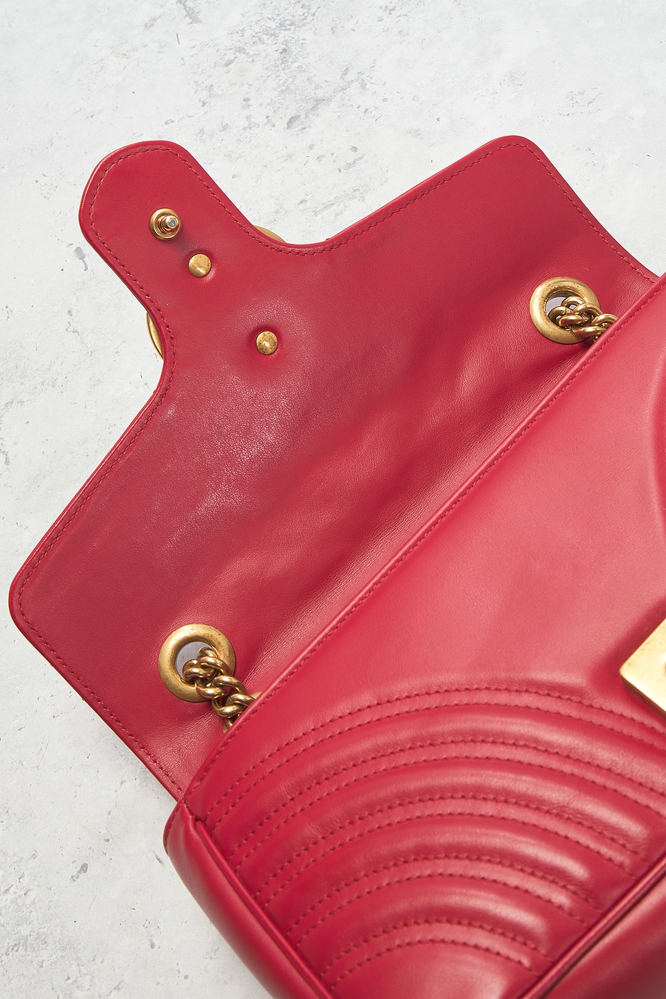 FWRD Renew Gucci GG Marmont Shoulder Bag | Thumbnail 7