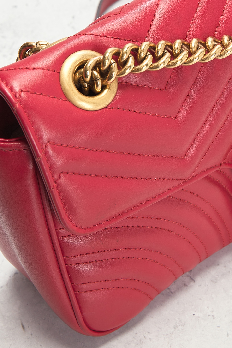 FWRD Renew Gucci GG Marmont Shoulder Bag | Thumbnail 9