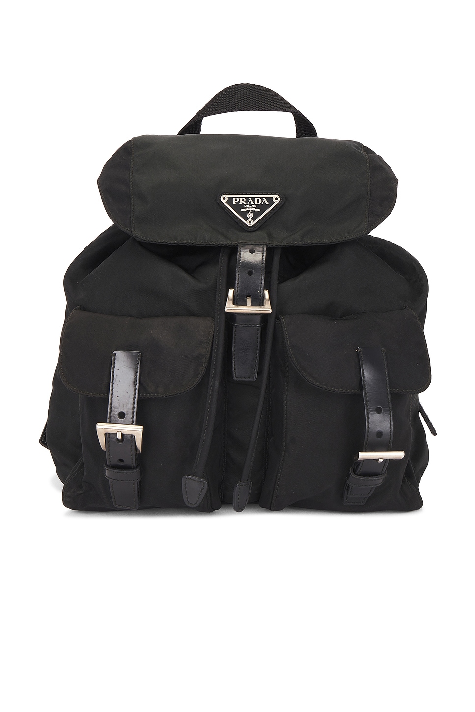 Pre-owned Prada Tessuto Backpack In Black