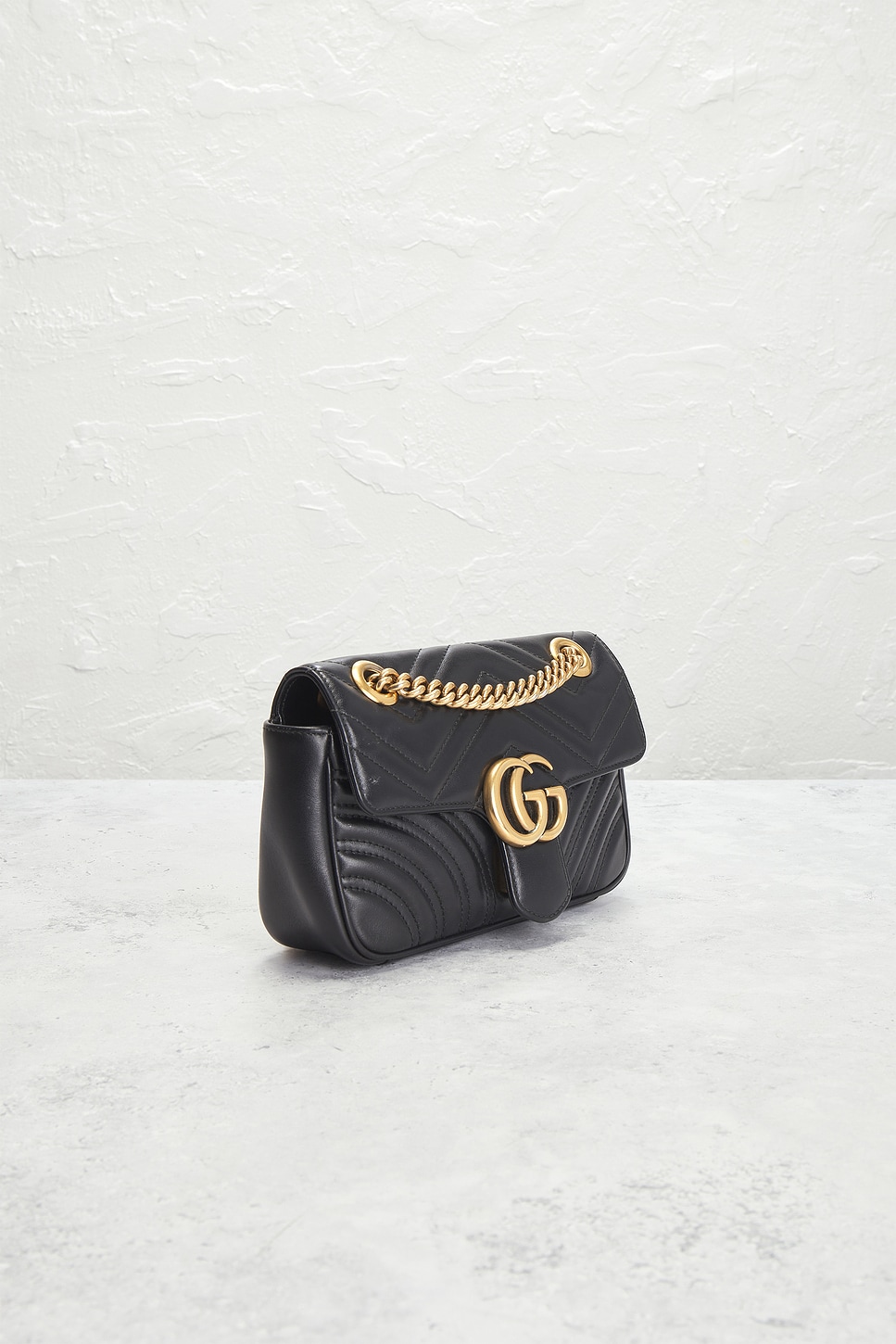 FWRD Renew Gucci Mini GG Marmont Shoulder Bag | Thumbnail 4