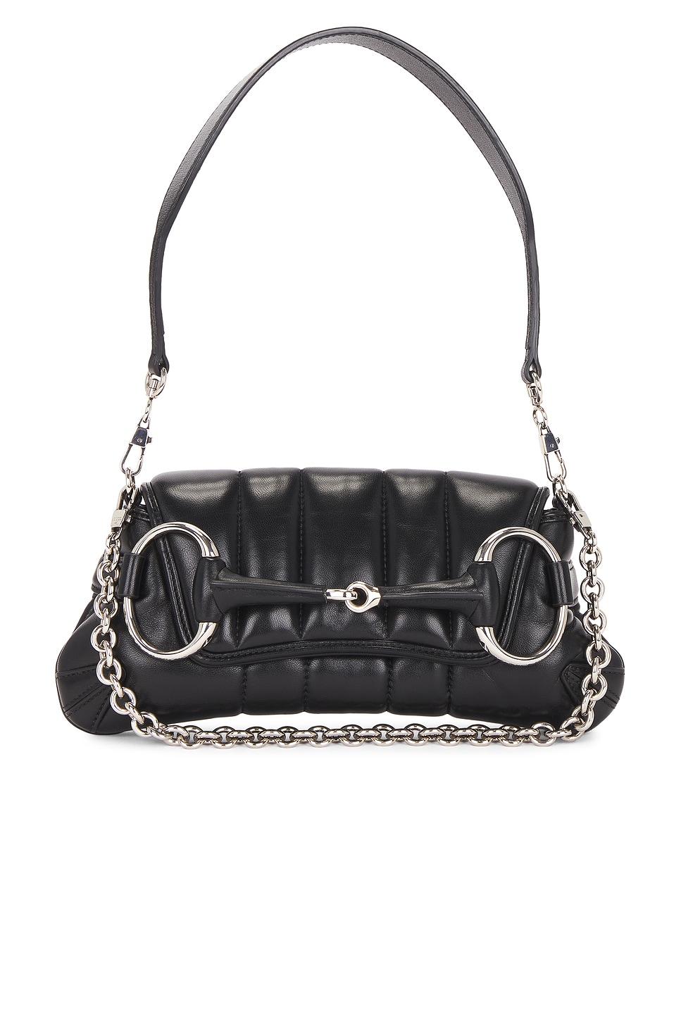 Pre-owned Gucci Horsebit Clutch In Black