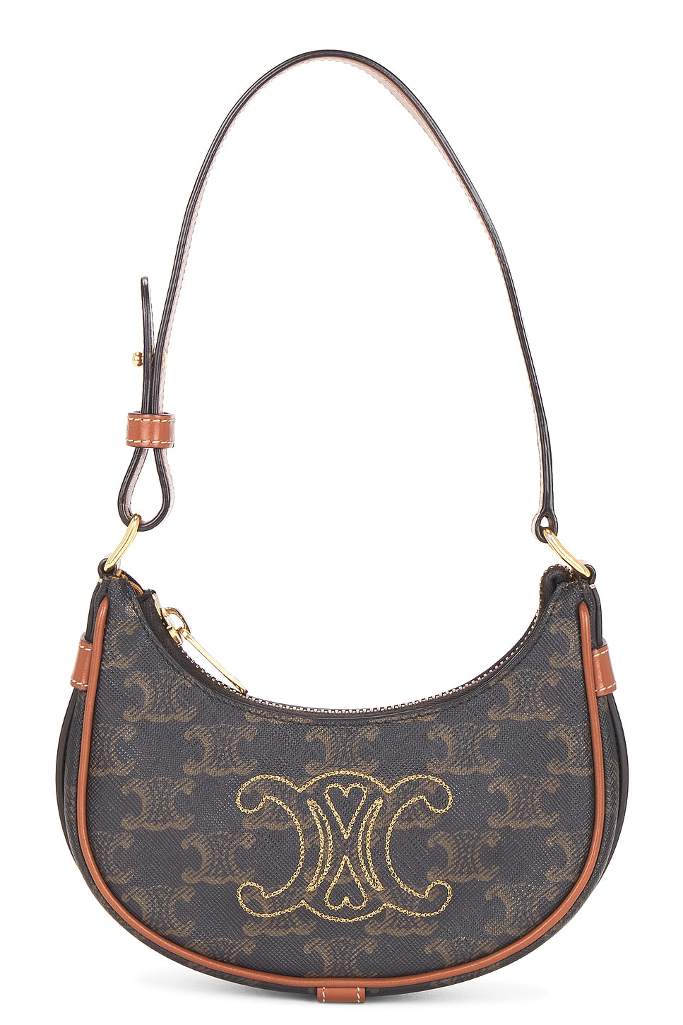 FWRD Renew Celine Ava Triomphe Shoulder Bag