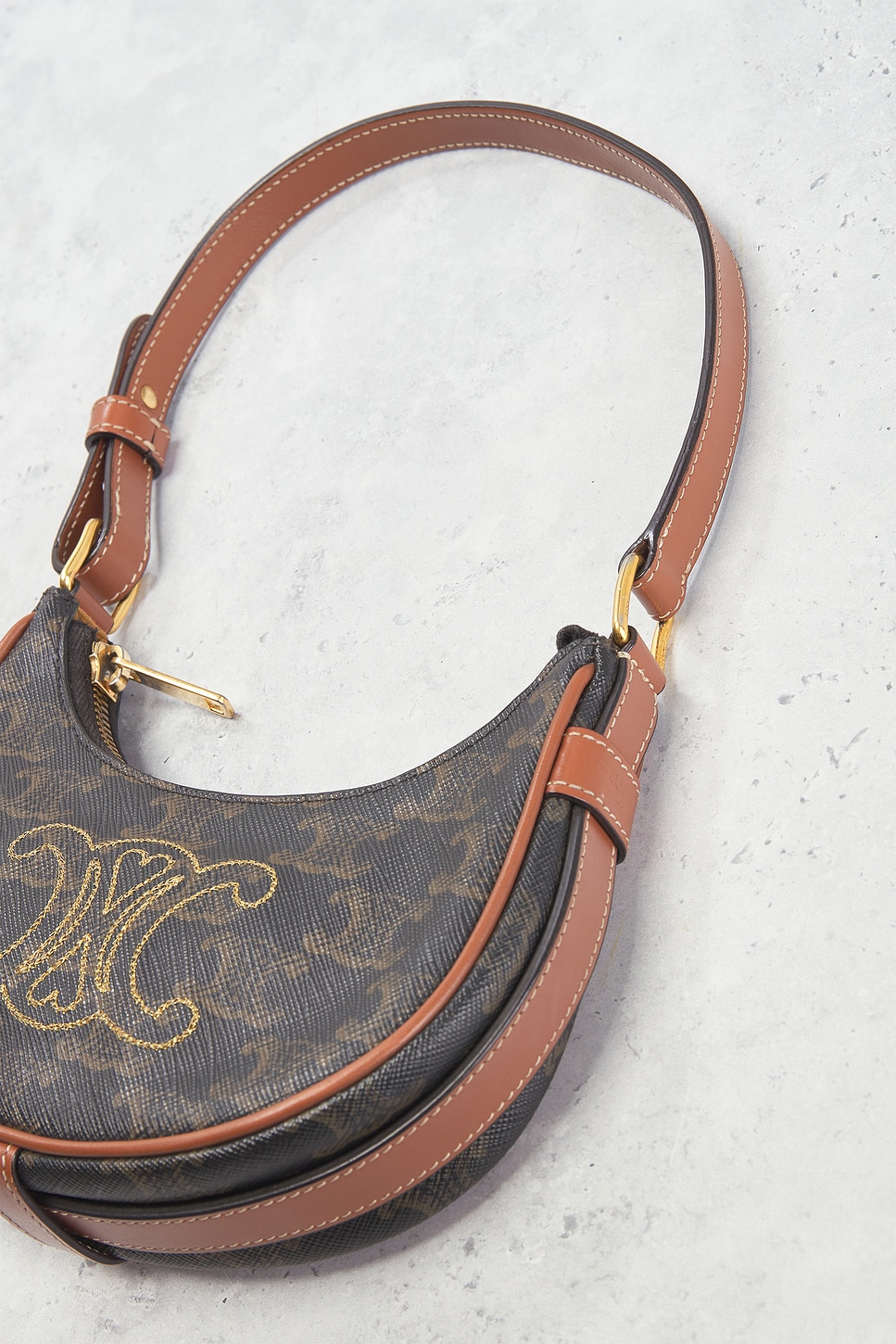 FWRD Renew Celine Ava Triomphe Shoulder Bag | Thumbnail 8