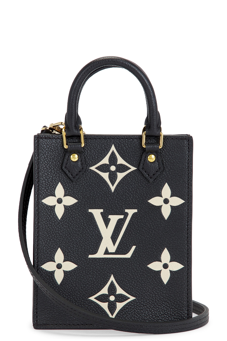 Louis Vuitton Empreinte Monogram Giant Petit Sac Plat Tote Bag in Black