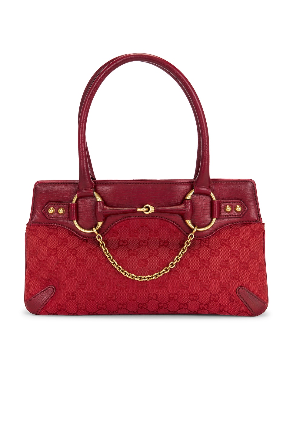 Gucci Horsebit Handbag in Red