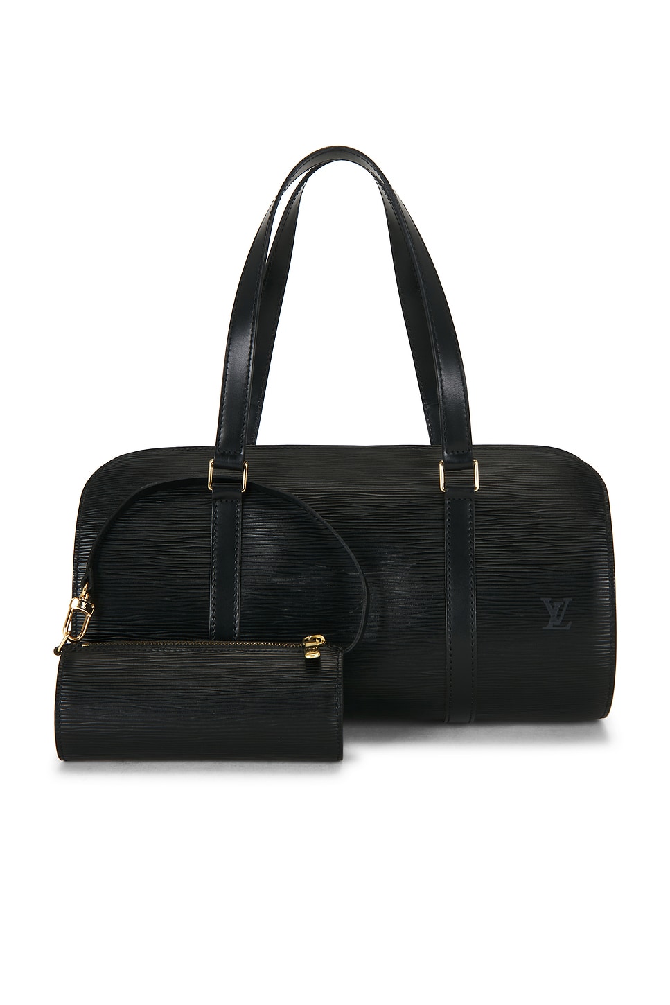 Louis Vuitton Epi Soufflot Handbag in Black