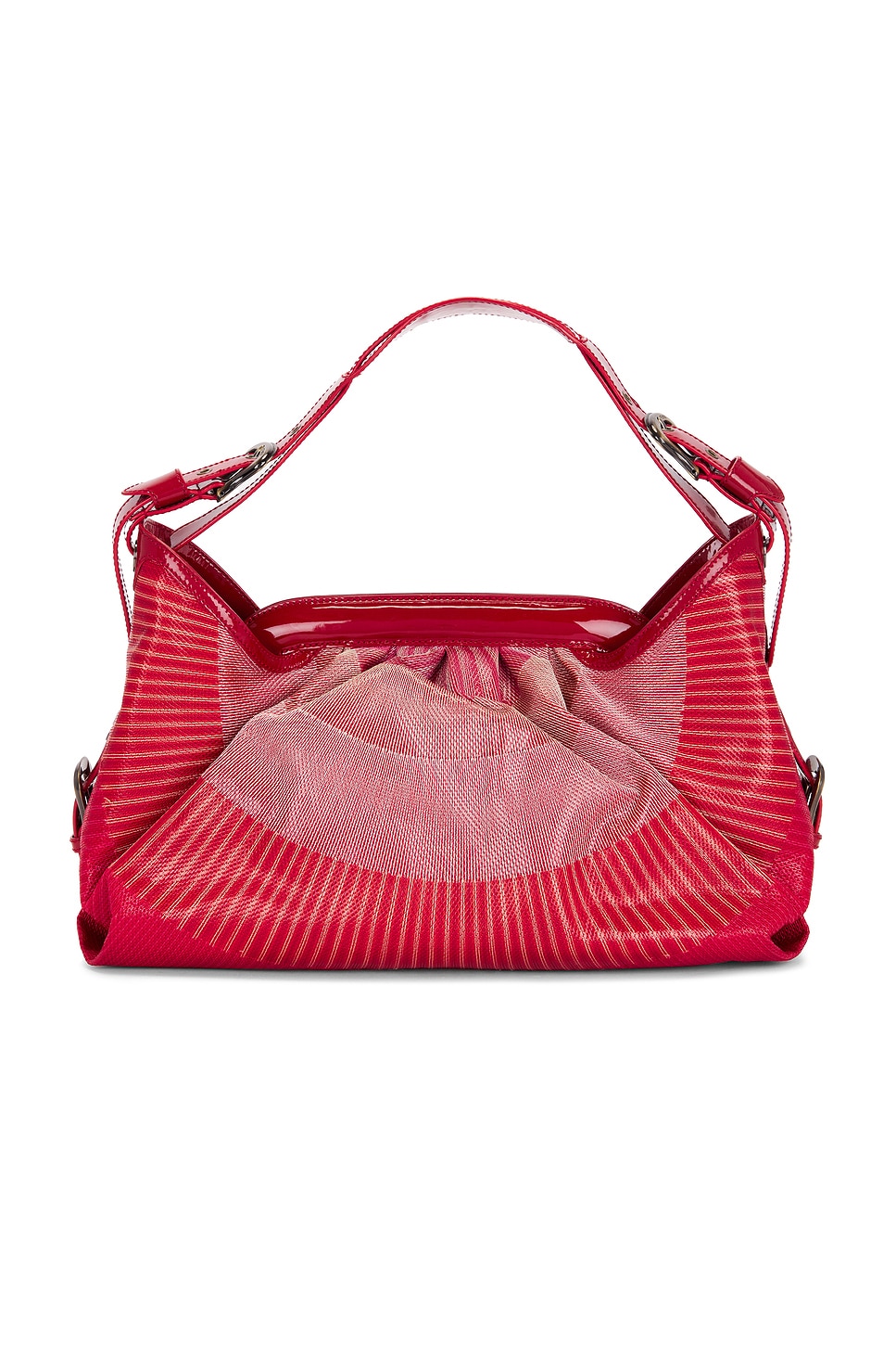 Fendi Toile De Cuir Handbag in Red