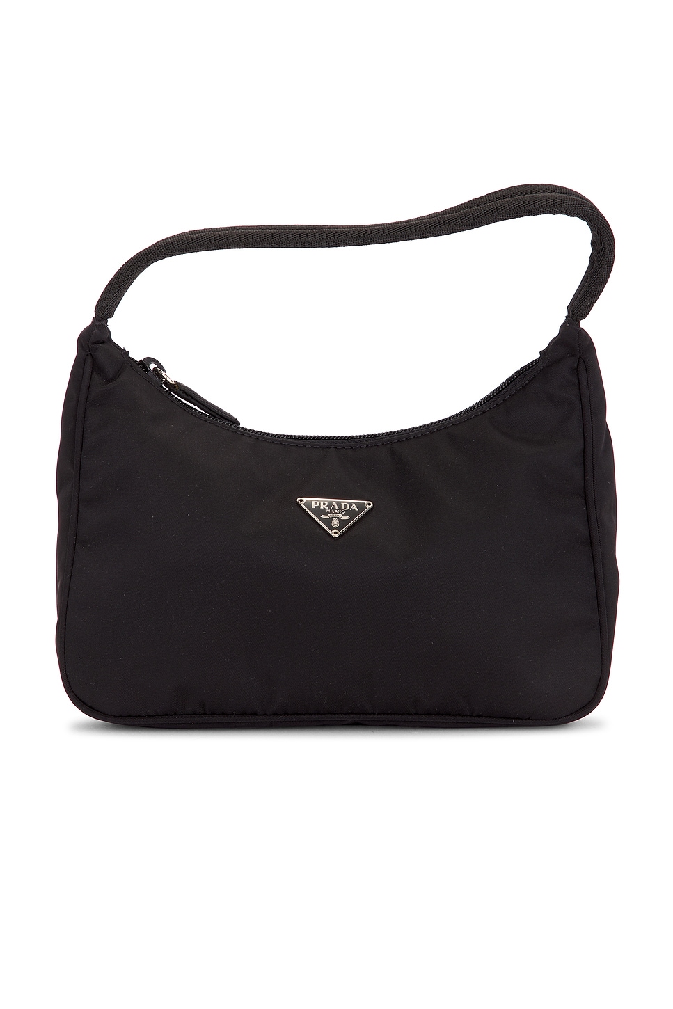 Prada Tessuto Mini Sport Hobo Bag in Black