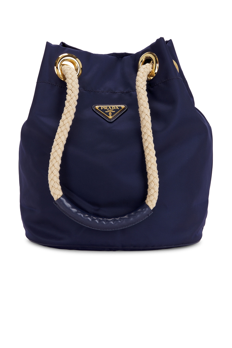 Prada Mariner Re-Edition Bucket Tote Bag in Navy