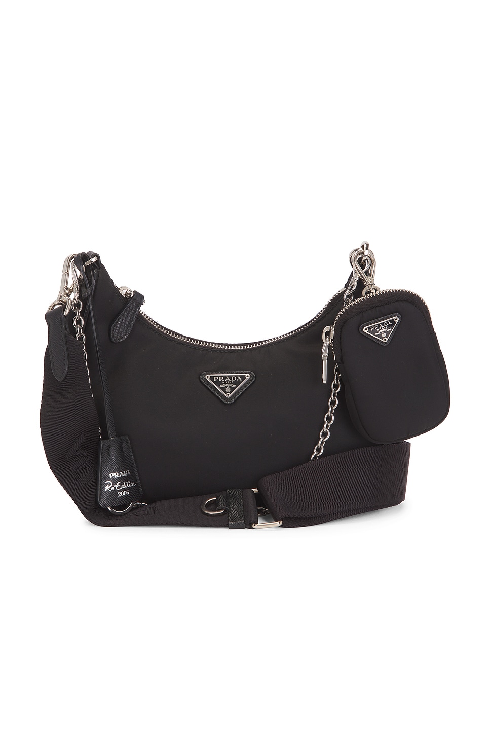 Prada Re-Edition 2005 Re-Nylon Shoulder Bag in Black