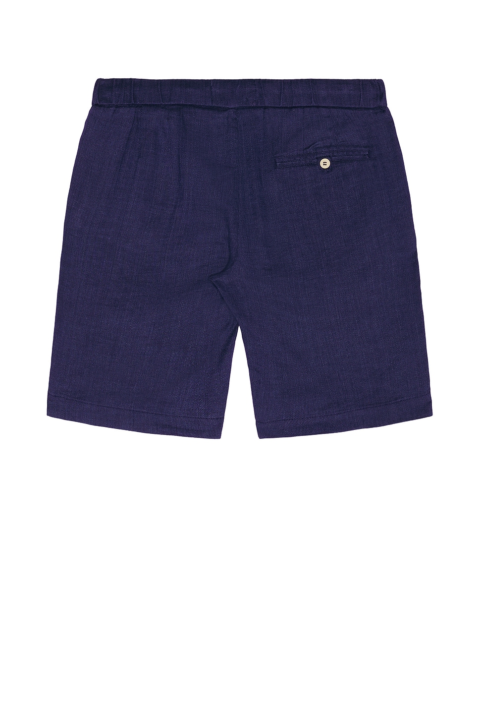Frescobol Carioca Felipe Linen Shorts In Blue