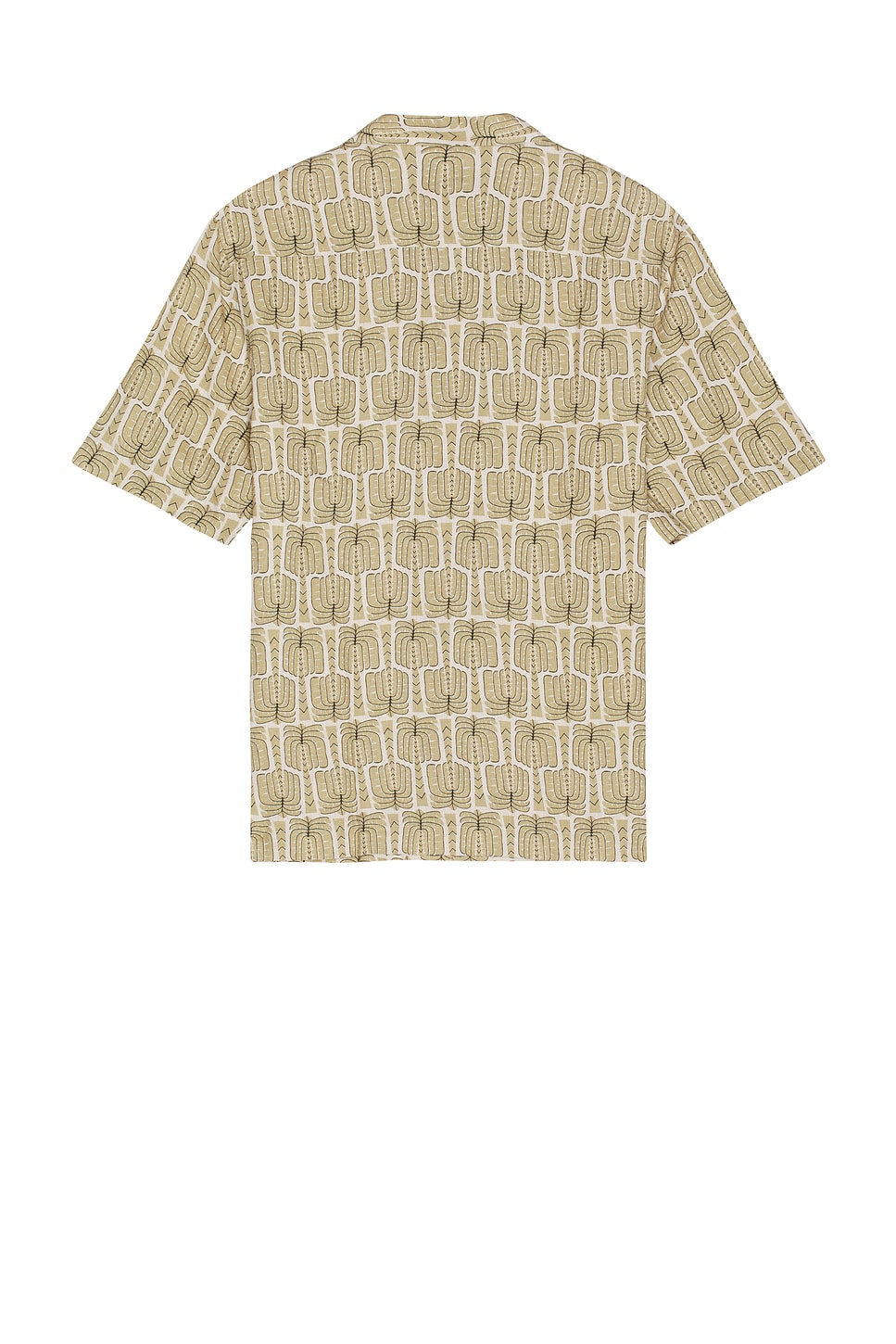 Shop Frescobol Carioca Roberto Palmeira Printed Linen Shirt