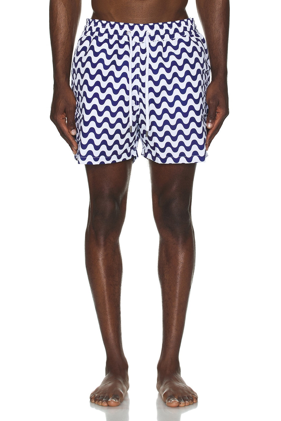 Image 1 of Frescobol Carioca Copacabana Sport Swim Shorts in Navy Blue