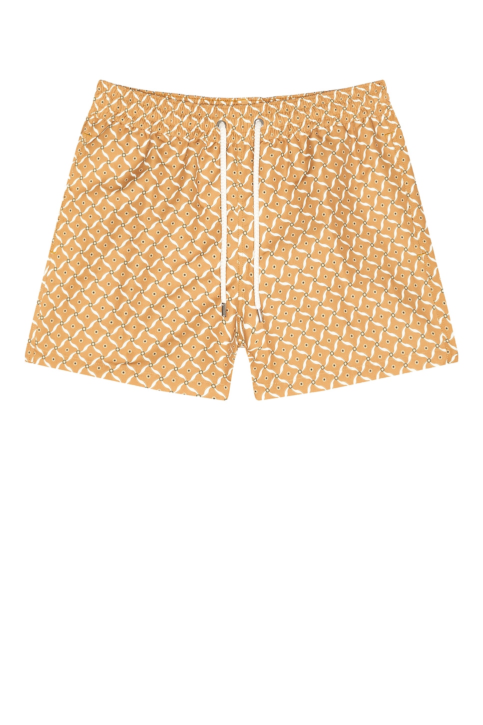 Image 1 of Frescobol Carioca Rio Swim Short Lotus Print in Almond & Ivory
