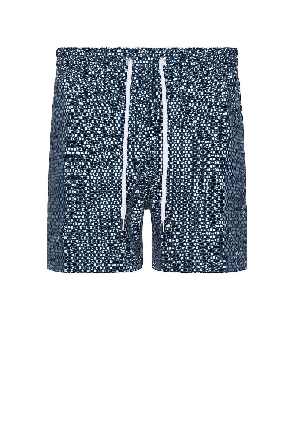 Image 1 of Frescobol Carioca Sport Micro Ipanema Camada Print Swim Shorts in Perennial Blue
