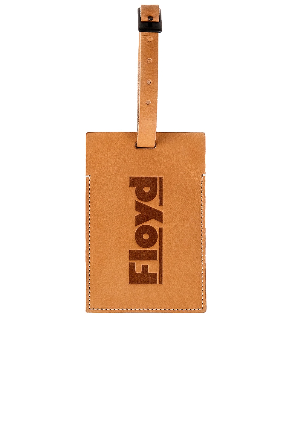 Leather Tag in Brown