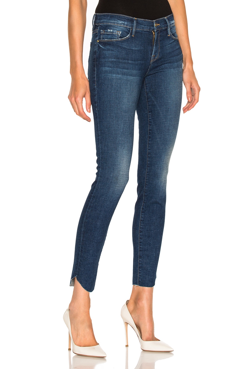 Image 1 of FRAME Denim Le Skinny De Jeanne Tulip Hem in York