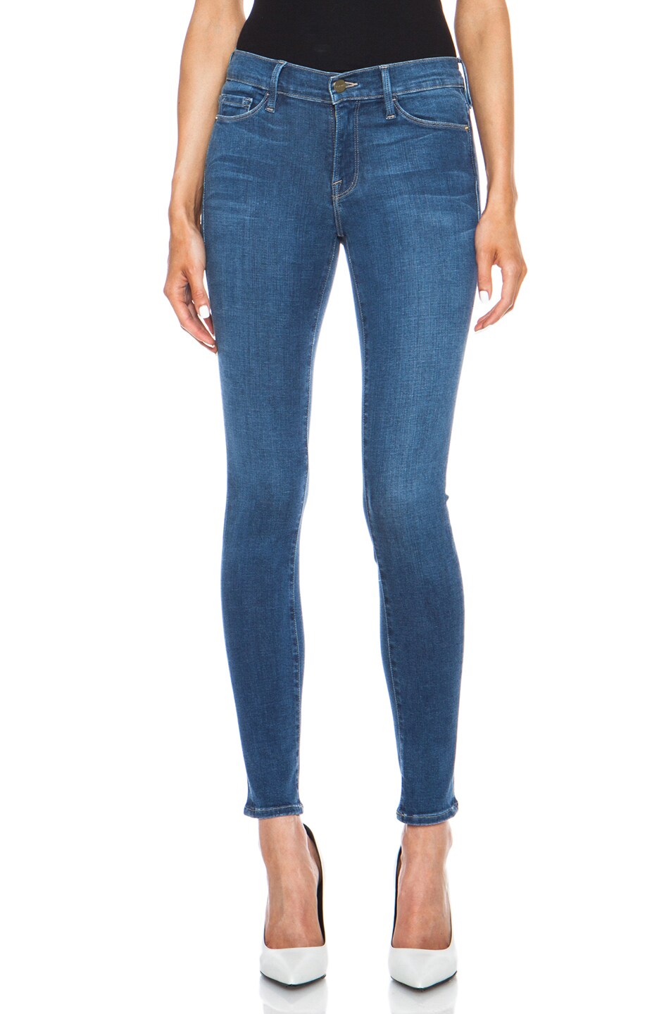 FRAME Denim Le Skinny De Jeanne in Culver FWRD