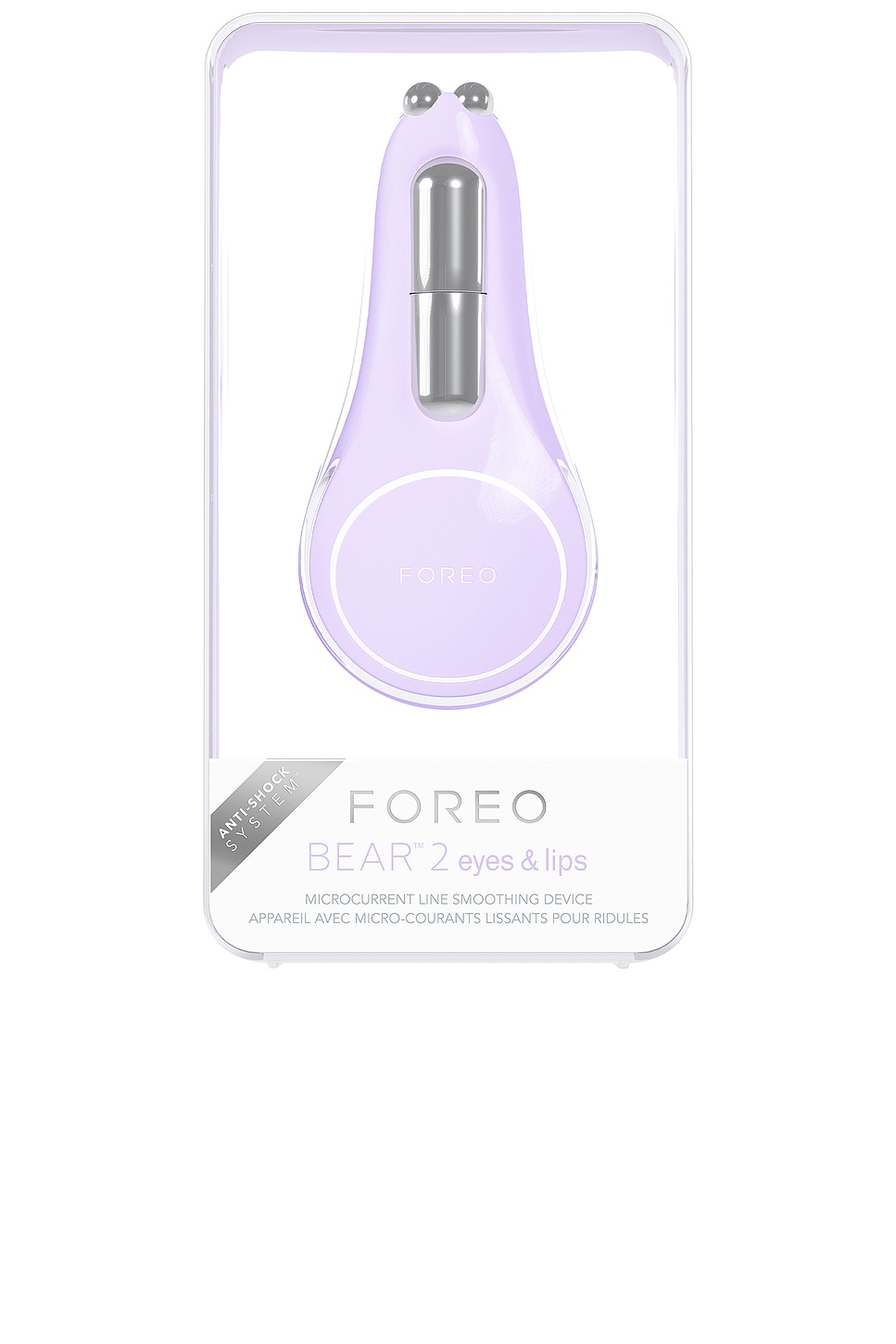 Shop Foreo Bear 2 Eyes & Lips Microcurrent Line Smoothing Device In Lavender