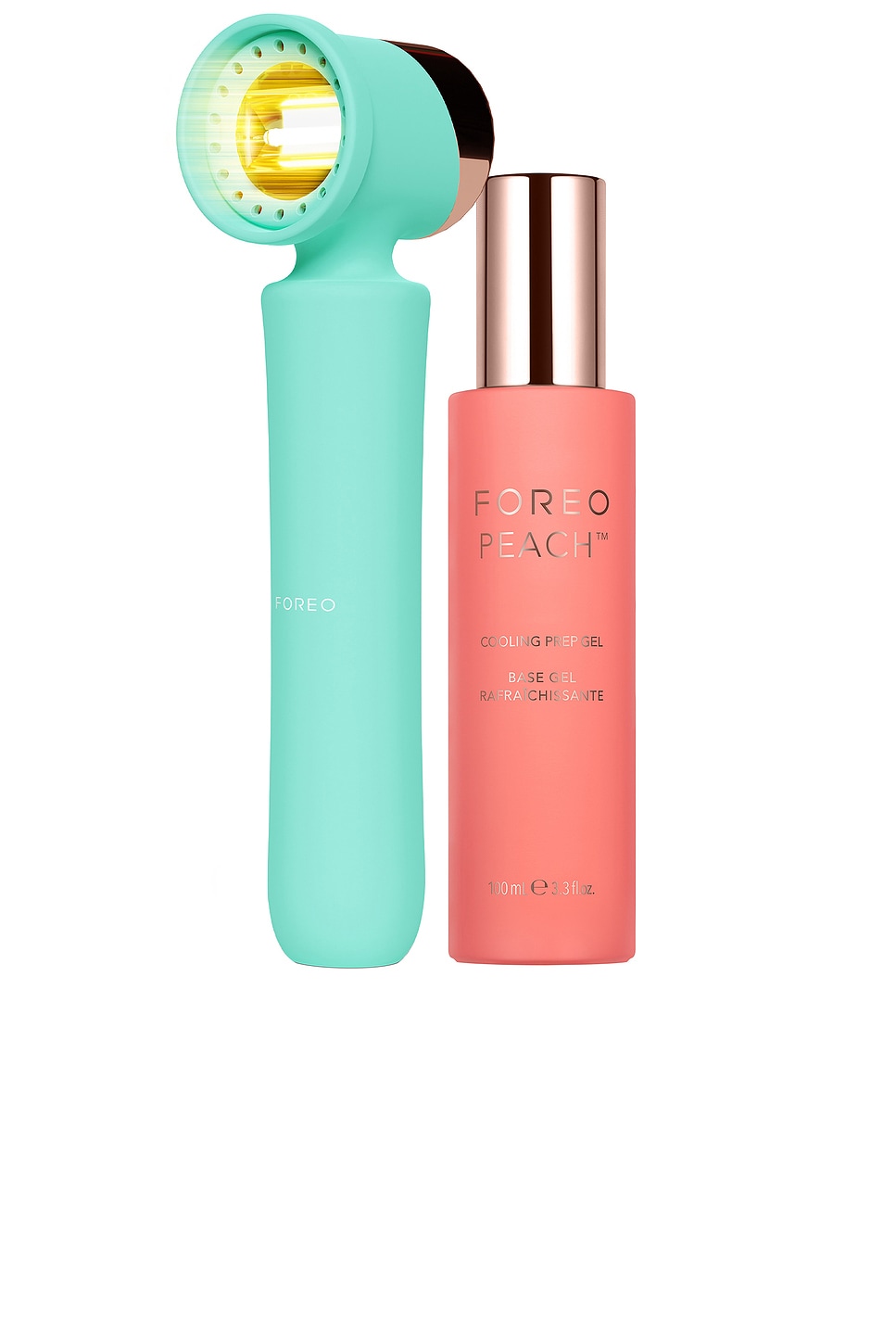 Foreo Peach 2 Ipl Hair Removal Device & Peach Cooling Prep Gel Bundle In Mint