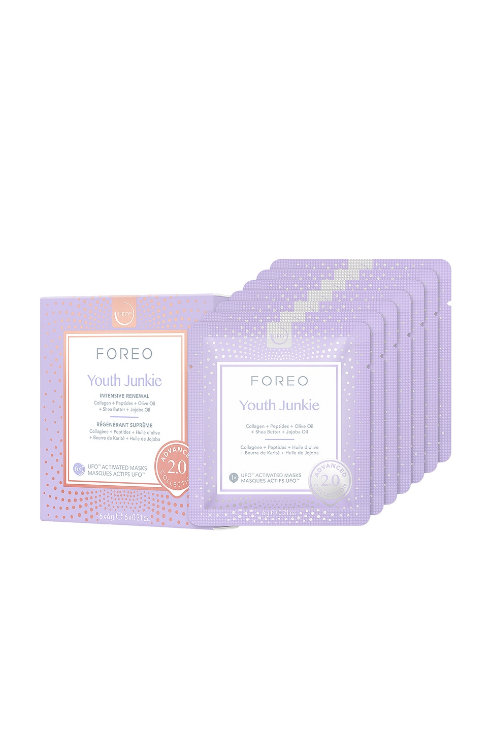 Foreo Youth Junkie Face Masks In N,a