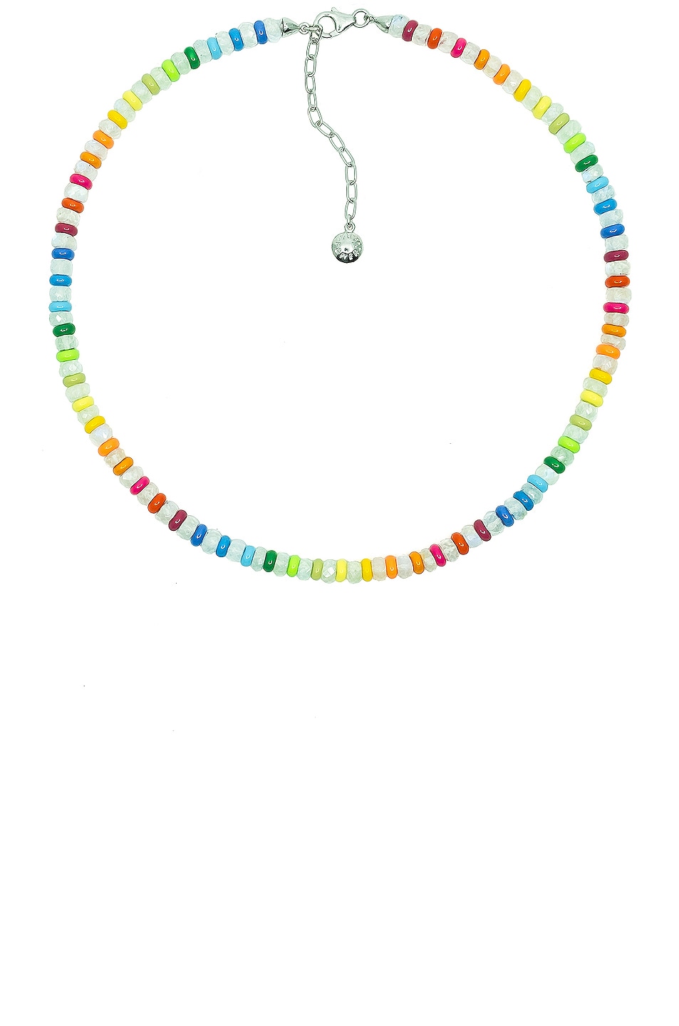 Image 1 of FRY POWERS Moonstone Rainbow Collar Necklace in Rainbow Moonstone