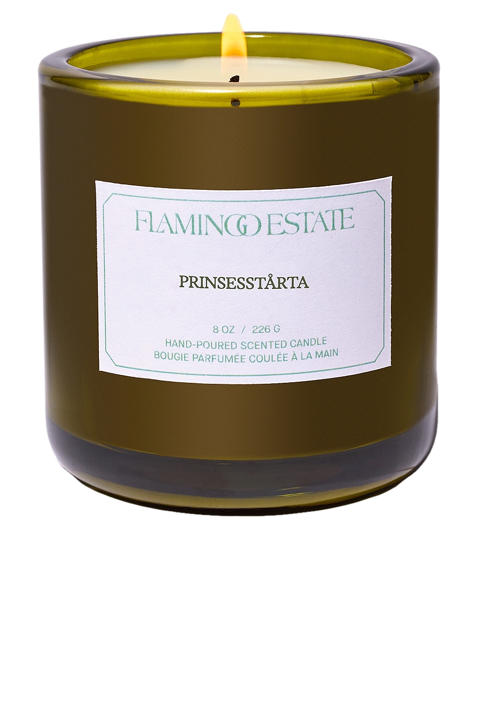 Flamingo Estate Prinsesstarta Candle In Green