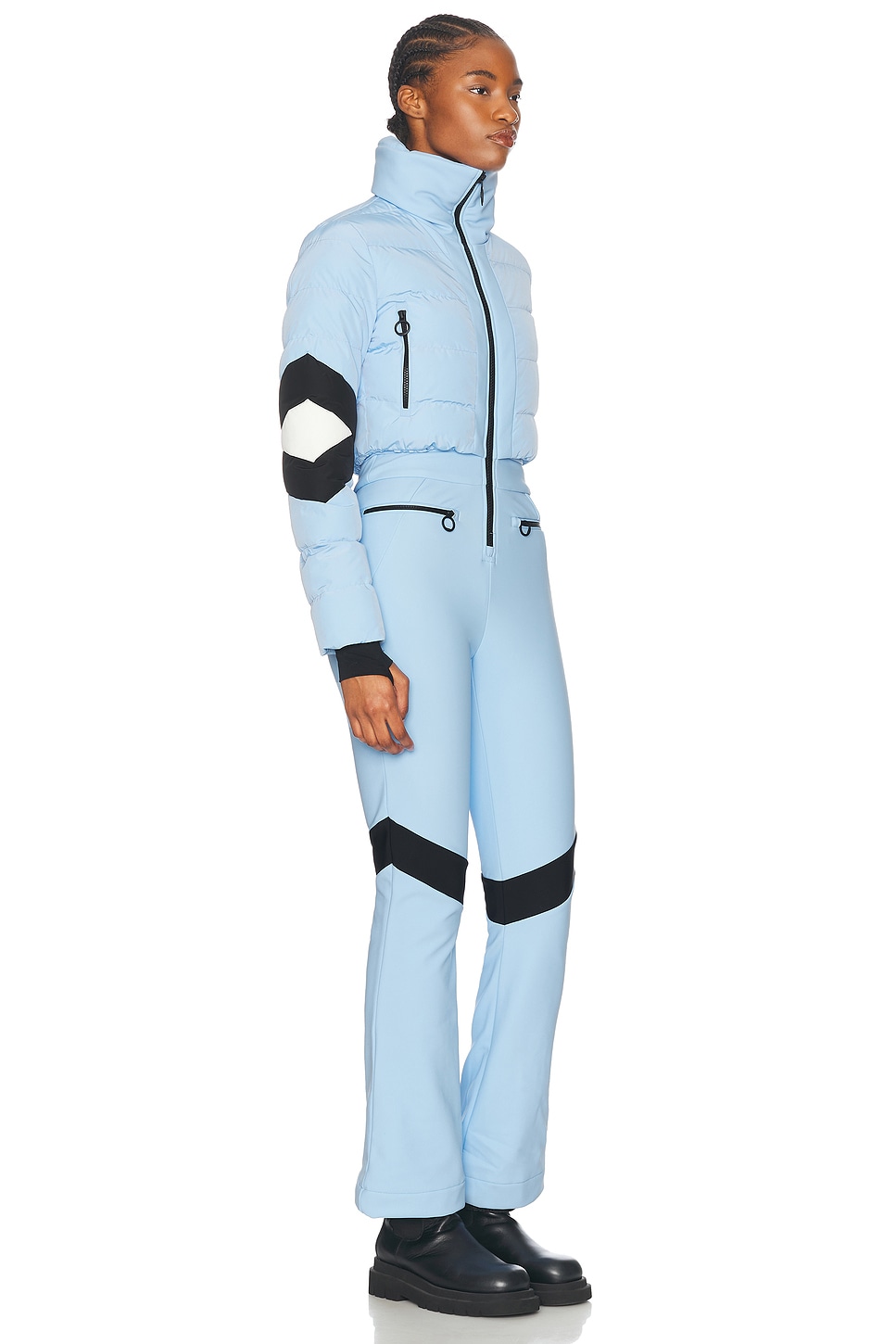 Fusalp Clarisse Ski Suit In Oxygen  Noir & Neige